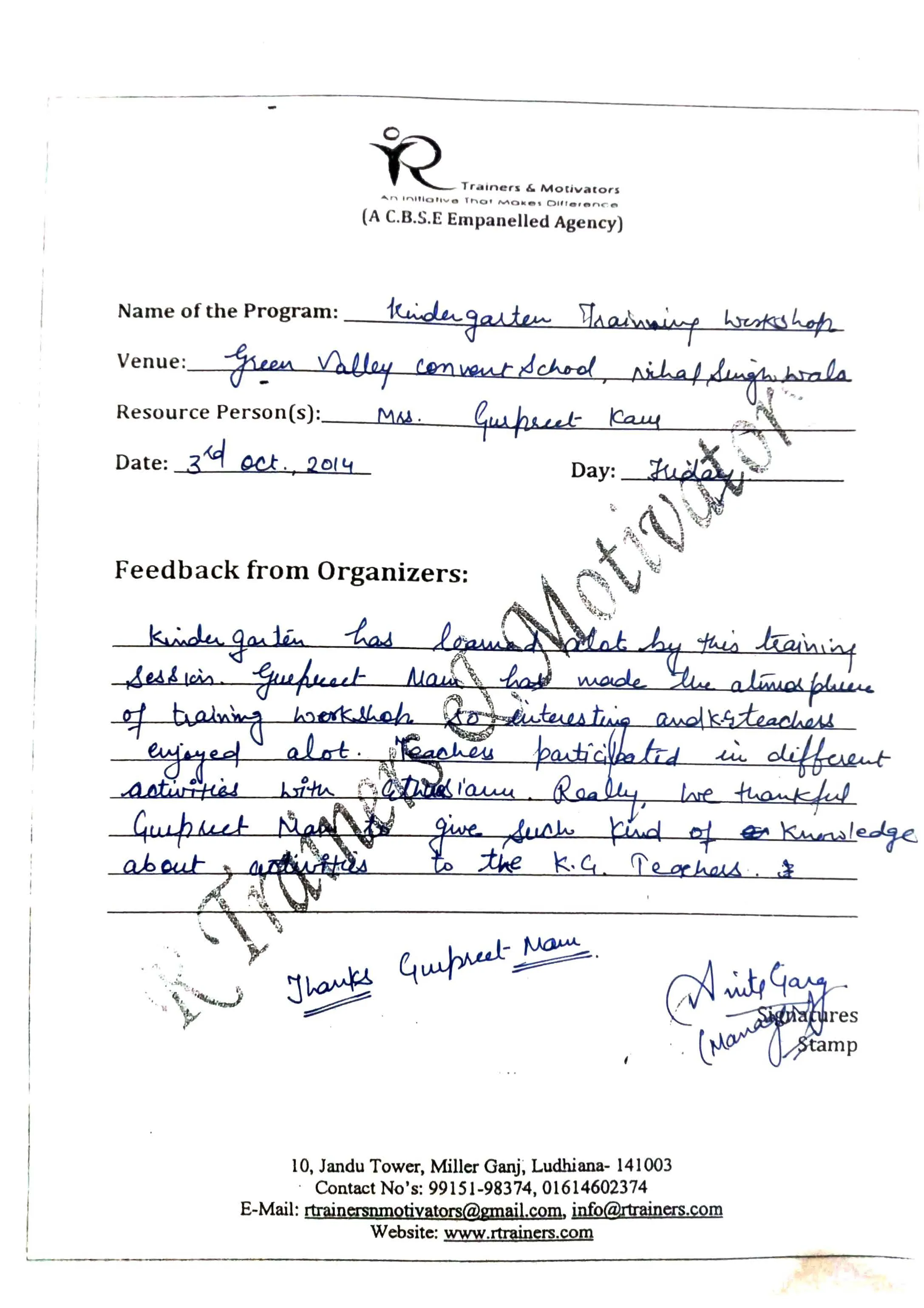Scanned testimonial 9